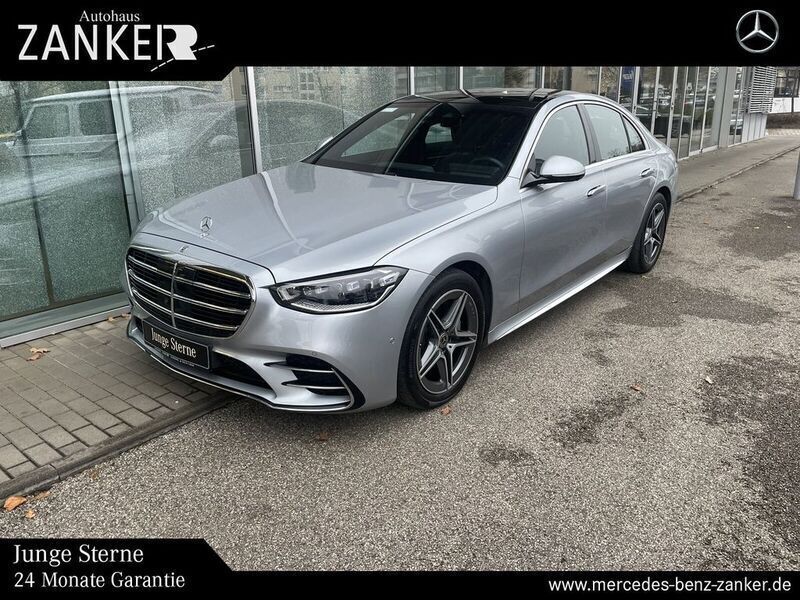 lack hightechsilber Gebraucht 2021 Mercedes S350 AMG Limousine | 79.900 € (Fairer Preis) - Bild 1/4