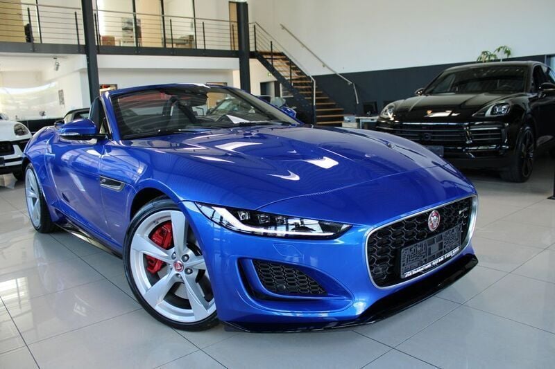Svo premium blue** Gebraucht 2022 Jaguar F-Type R-Dynamic Cabrio | 63.600 € (Superpreis) - Bild 1/4