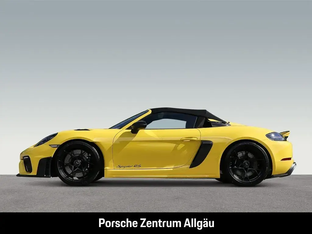 Neu Porsche 718 Spyder RS 500 PS (367 kW) 2026 Gelb Cabrio