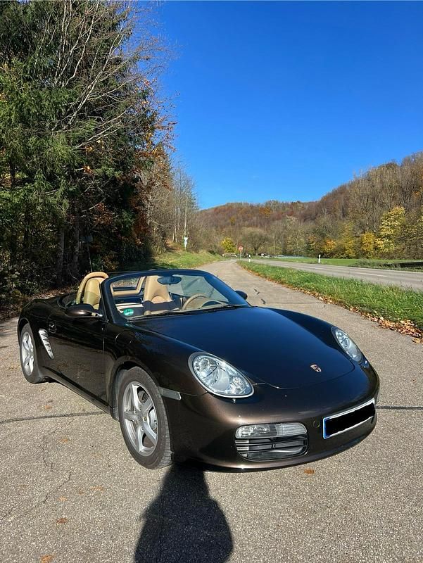 Braun Gebraucht 2008 Porsche Boxster Cabrio | 23.990 € (Fairer Preis) - Bild 1/4