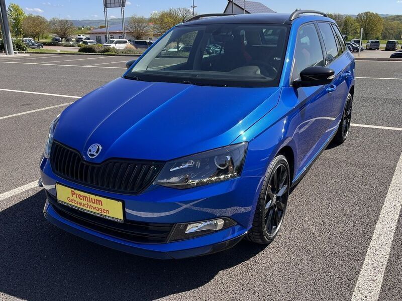Blau Gebraucht 2018 Skoda Fabia Monte Carlo Kombi | 14.290 € - Bild 1/4