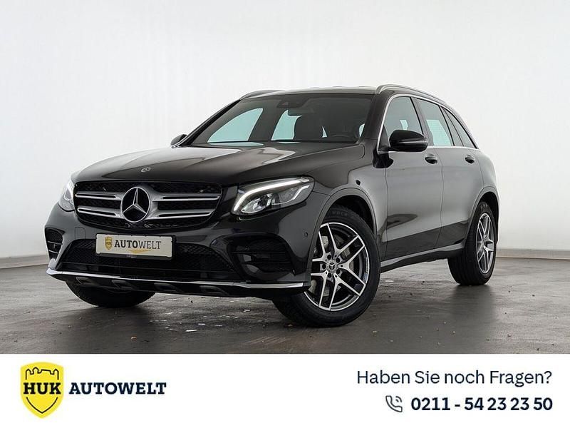 Obsidianschwarz Gebraucht 2019 Mercedes GLC220 AMG line SUV | 28.960 € (Fairer Preis) - Bild 1/3