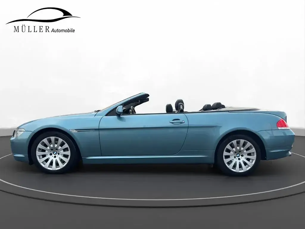 Gebraucht BMW 645 Cabriolet Sport Line 333 PS (244 kW) 2004 Blau Cabrio