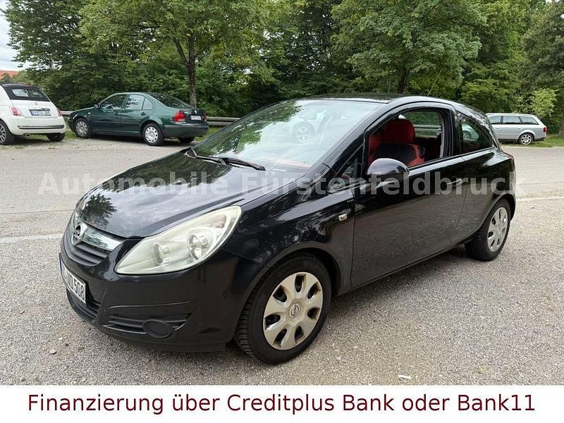 Schwarz Gebraucht 2008 Opel Corsa Edition Kombi | 1.290 € (Superpreis) - Bild 1/4