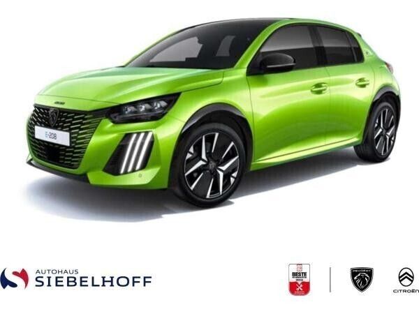Gelb (agueda gelb) Neu 2025 Peugeot e-208 GT Kleinwagen | 34.490 € (Superpreis) - Bild 1/4