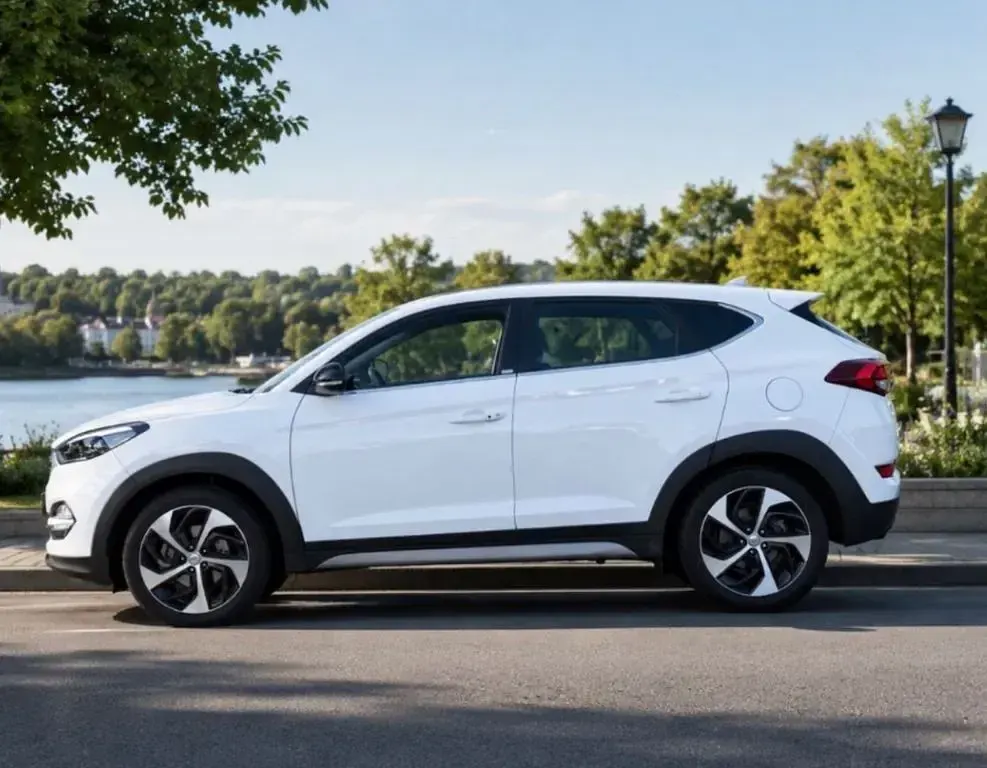 Gebraucht Hyundai Tucson Passion Plus 177 PS (130 kW) 2018 Weiß SUV