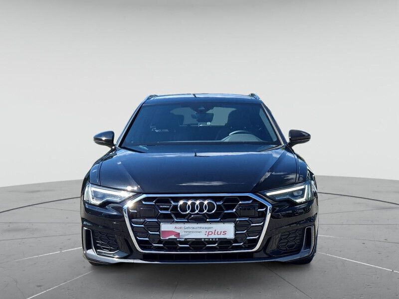 Mythosschwarz metallic Gebraucht 2024 Audi A6 S-Line Kombi | 51.890 € - Bild 1/4