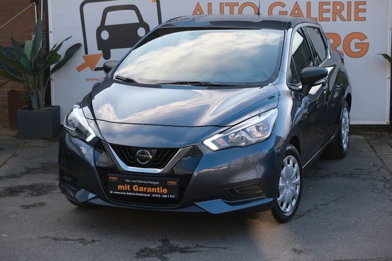 Grau Gebraucht 2018 Nissan Micra Visia+ Kleinwagen | 8.499 € (Guter Preis) - Bild 1/4