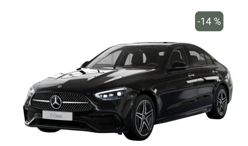 Neu Mercedes C220 AMG 200 PS (147 kW) 2025 Schwarz Limousine