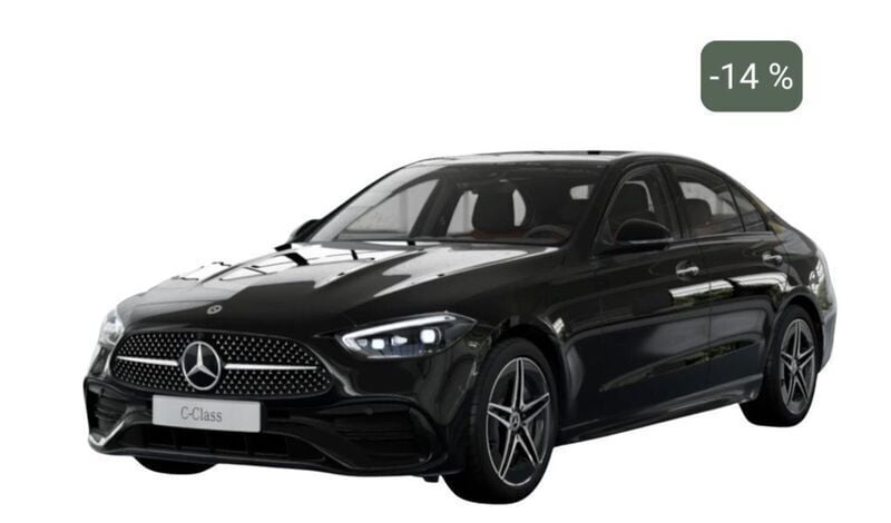 Schwarz Neu 2025 Mercedes C220 AMG Limousine | 47.005 € (Superpreis) - Bild 1/4