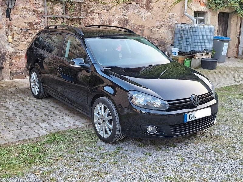 Schwarz Gebraucht 2009 VW Golf VI Trendline Kombi | 5.700 € (Teuer) - Bild 1/4