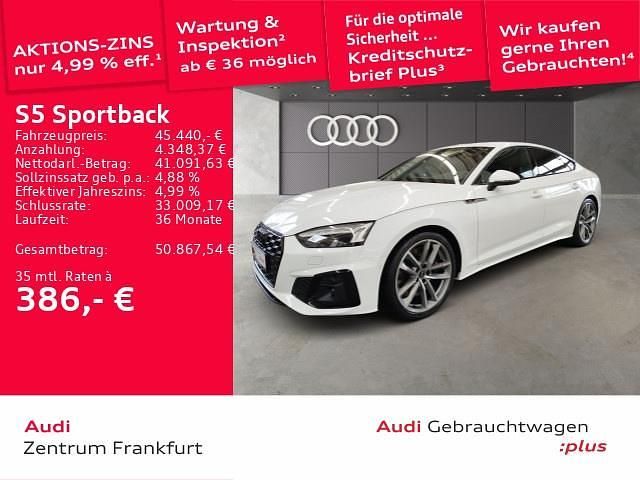 Gebraucht Audi S5 Ambiente 341 PS (250 kW) 2023 Ibisweiß Coupé