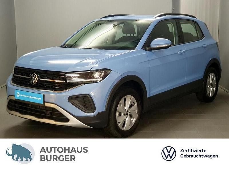 Clear blue (metallic) Gebraucht 2024 VW T-Cross Life SUV | 19.680 € (Guter Preis) - Bild 1/4