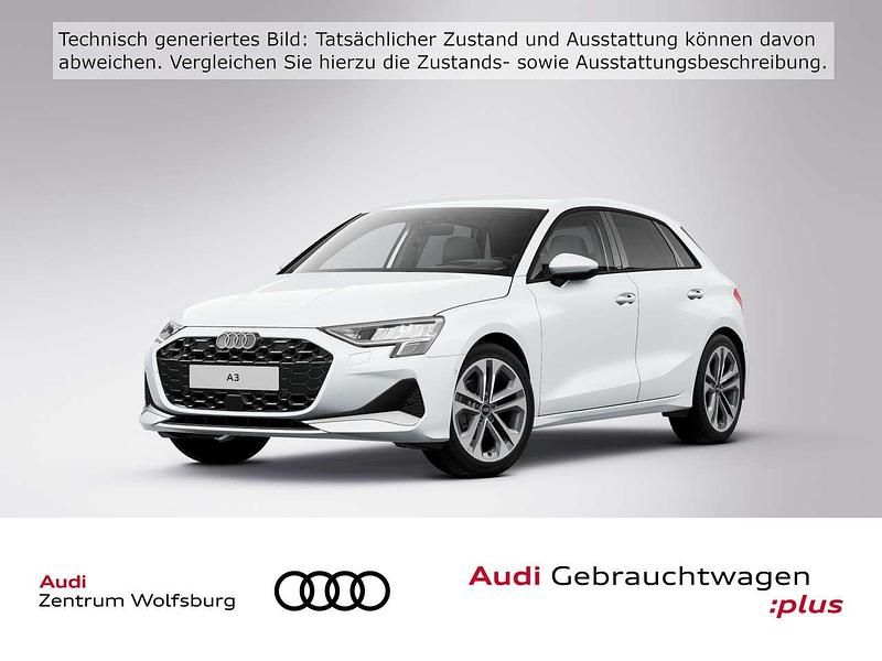 Gletscherweiß metallic Gebraucht 2025 Audi A3 Advanced Limousine | 34.690 € (Fairer Preis) - Bild 1/3