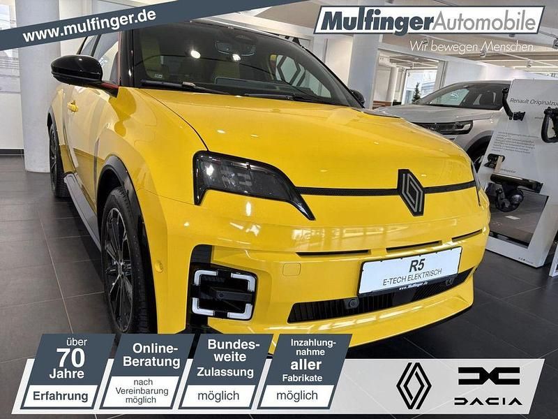 Neu Renault 5 E-Tech Iconic 110 kW (150 PS) 2026 Gelb Limousine