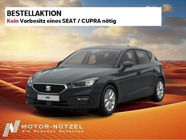 Blau (fjordblau uni) Neu 2025 Seat Leon Limousine | 23.299 € (Guter Preis) - Bild 1/4