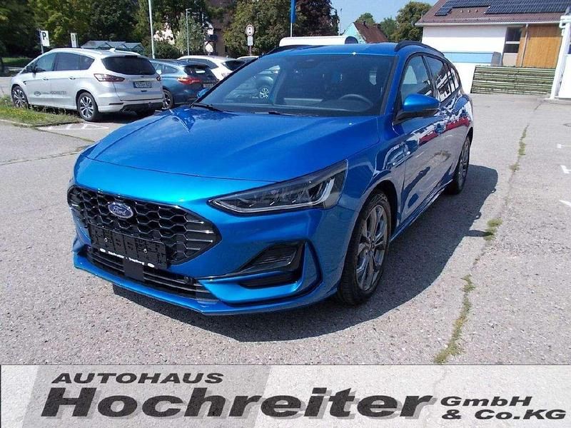 Dynamicblau metallic Gebraucht 2023 Ford Focus ST-Line X Kombi | 29.990 € (Teuer) - Bild 1/4