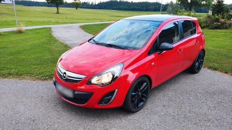 Rot Gebraucht 2013 Opel Corsa Color Edition Kleinwagen | 3.300 € (Fairer Preis) - Bild 1/4