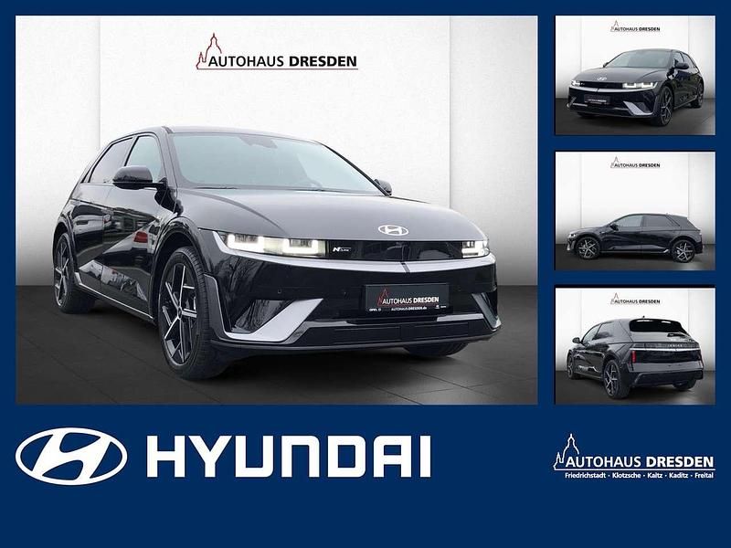 Schwarz (abyss black / mic) Gebraucht 2025 Hyundai Ioniq 5 N Line SUV | 42.480 € (Guter Preis) - Bild 1/4