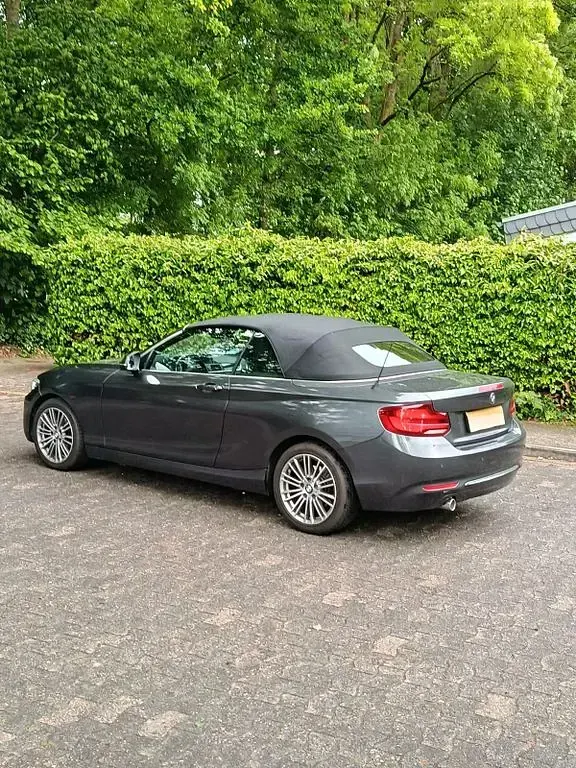 Gebraucht BMW 218 Luxury Line 136 PS (100 kW) 2019 Grau Cabrio