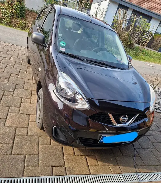 Gebraucht Nissan Micra Visia 80 PS (58 kW) 2014 Schwarz Kleinwagen