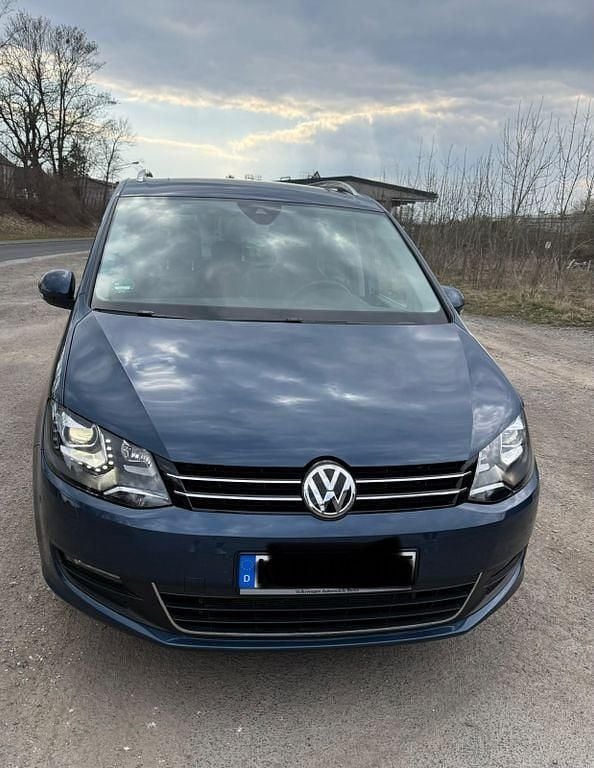 Gebraucht VW Sharan Ocean 150 PS (110 kW) 2015 Blau Van / Kleinbus
