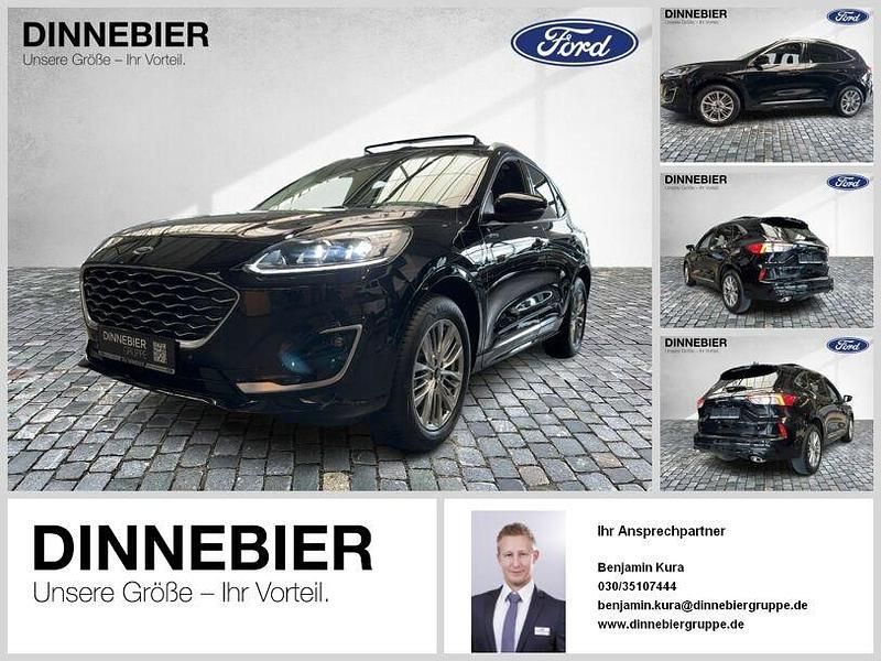 Obsidian schwarz Gebraucht 2022 Ford Kuga Vignale SUV | 28.480 € (Fairer Preis) - Bild 1/4