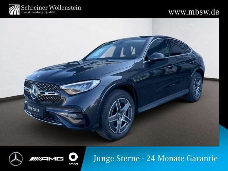 Metalliclack graphitgrau Gebraucht 2024 Mercedes GLC300e AMG Coupé | 63.270 € (Superpreis) - Bild 1/4