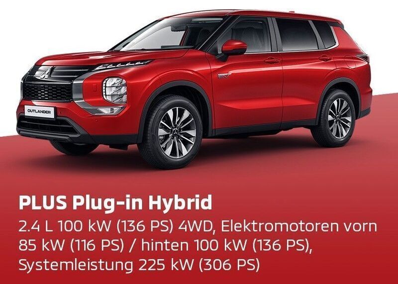 Rot Neu 2025 Mitsubishi Outlander P-HEV Plus SUV | 49.990 € (Guter Preis) - Bild 1/4