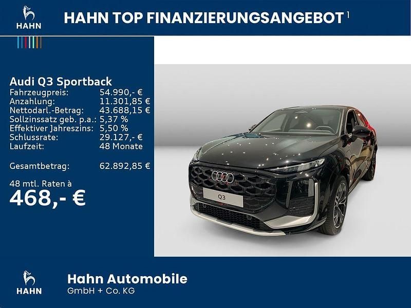 Gebraucht Audi Q3 Sportback Sport 272 PS (200 kW) 2025 Schwarz SUV
