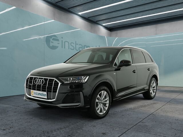 Schwarz Gebraucht 2021 Audi Q7 S-Line SUV | 58.884 € (Fairer Preis) - Bild 1/2