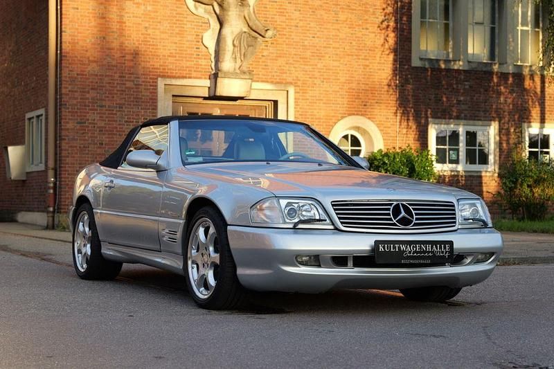 Gebraucht Mercedes SL500 Edition 306 PS (225 kW) 2002 Silber Cabrio