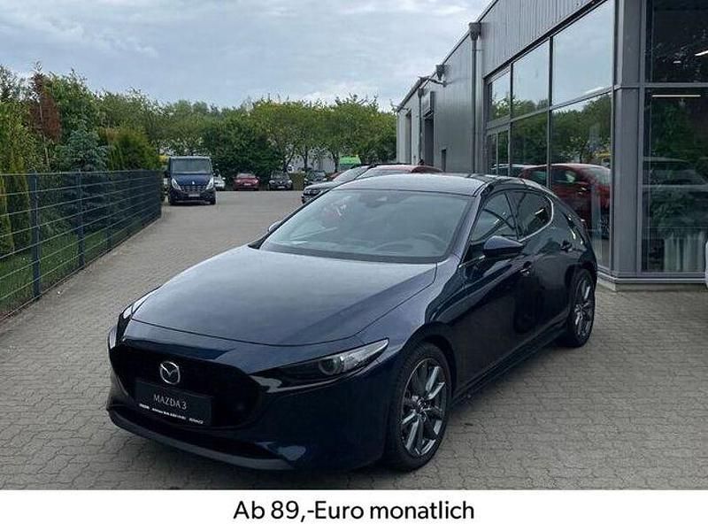 Gebraucht Mazda 3 150 PS (110 kW) 2022 Deep crystal blue Limousine