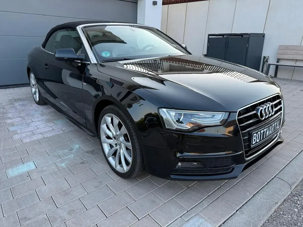 Gebraucht Audi A5 Cabriolet S-Line 190 PS (139 kW) 2016 Schwarz Cabrio