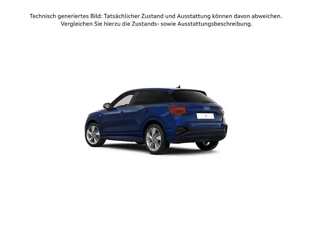 Gebraucht Audi Q2 S-Line 150 PS (110 kW) 2023 Navarrablau metallic (metallic) SUV
