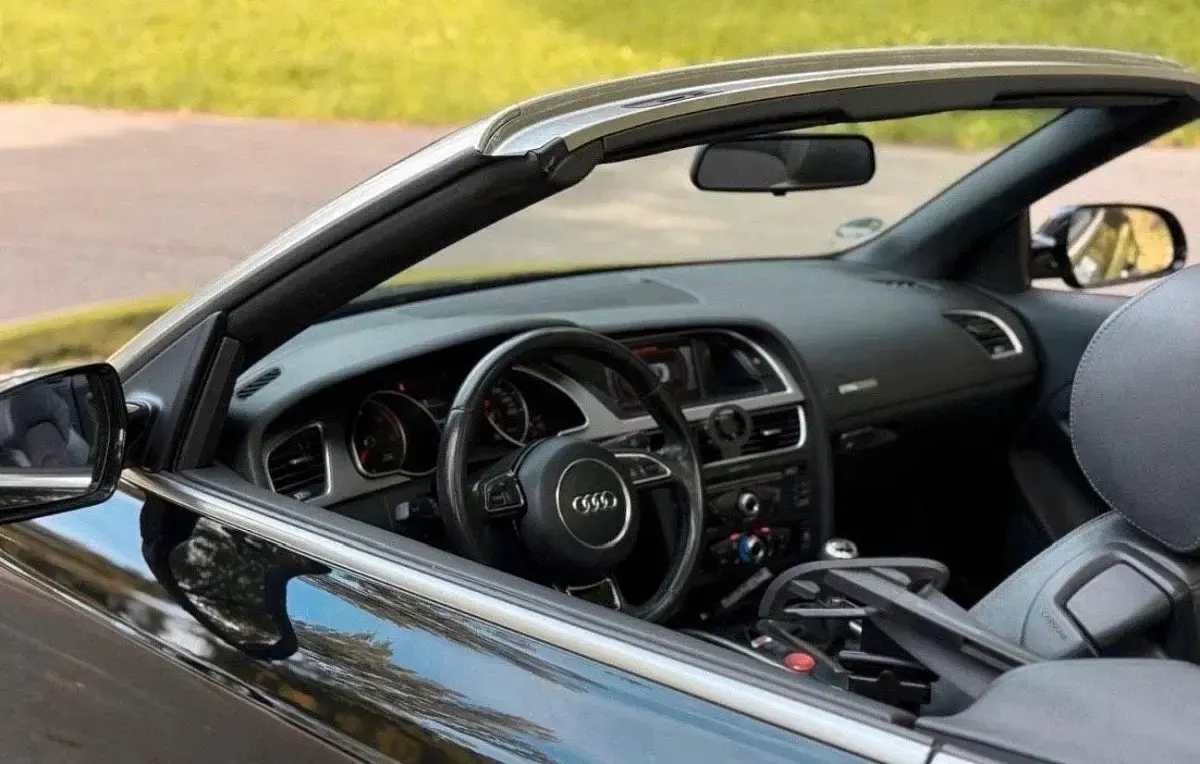 Usata Audi A5 Cabriolet 177 CV (130 kW) 2014 Nero Cabrio