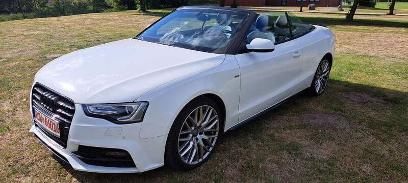 Ibisweiß Gebraucht 2016 Audi A5 Cabriolet S-Line Cabrio | 16.450 € (Guter Preis) - Bild 1/4