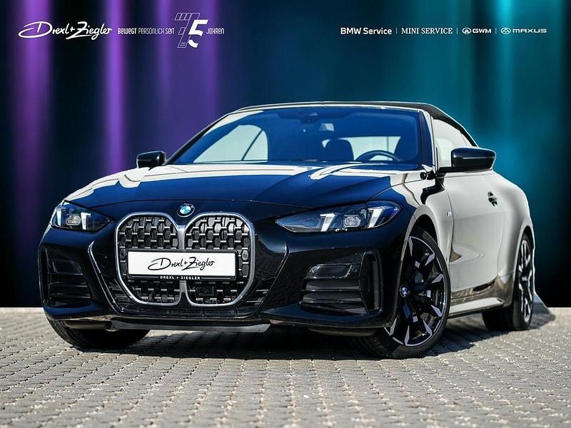 Saphirschwarz metallic Gebraucht 2025 BMW 430 Cabriolet M Sport Cabrio | 58.980 € (Teuer) - Bild 1/4
