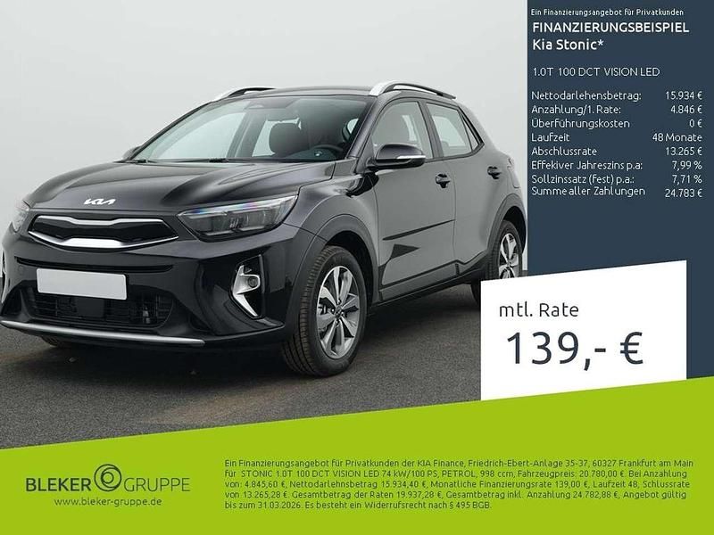 Gebraucht Kia Stonic Vision 101 PS (74 kW) 2025 Auroraschwarz metall SUV