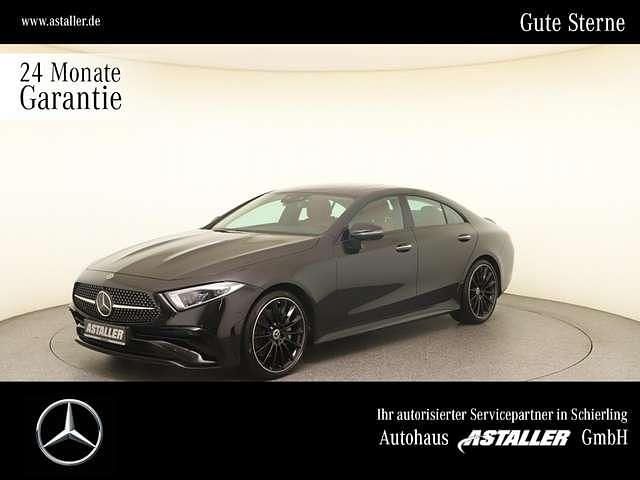Metalliclack obsidianschwarz (metallic) Gebraucht 2023 Mercedes CLS400 AMG Coupé | 65.899 € (Teuer) - Bild 1/4