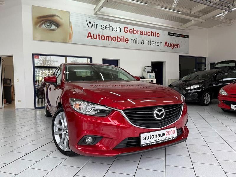 Rot Gebraucht 2013 Mazda 6 Sports-Line Limousine | 7.950 € (Etwas zu teuer) - Bild 1/4