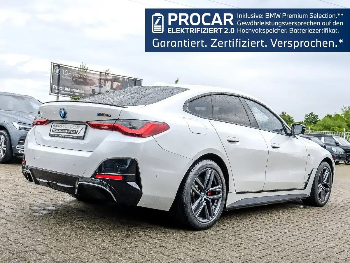 Gebraucht BMW i4 M Sport 400 kW (544 PS) 2023 Weiß Limousine