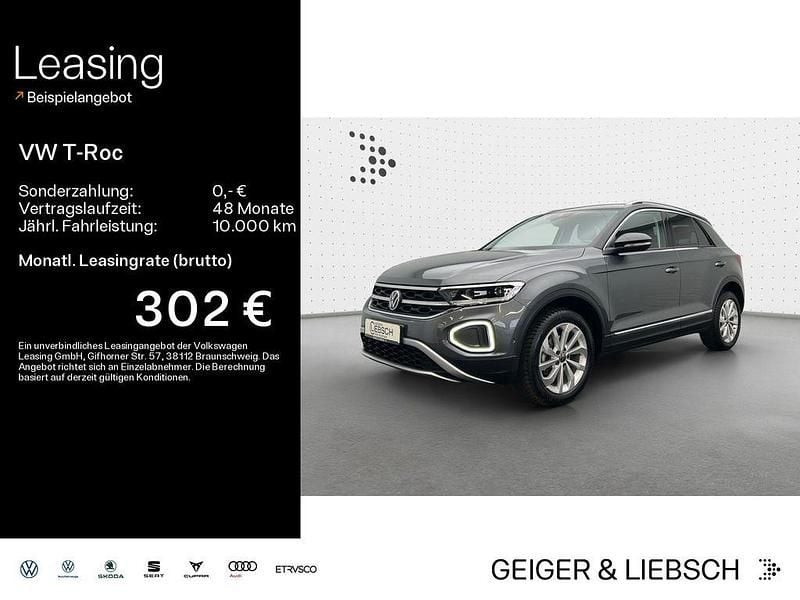 Grau Gebraucht 2024 VW T-Roc Style SUV | 27.849 € (Fairer Preis) - Bild 1/4