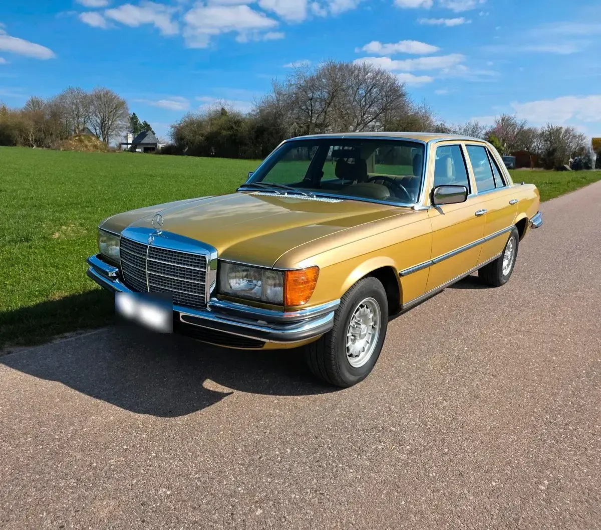 Gebraucht Mercedes 350 SE 195 PS (143 kW) 1977 Gold Limousine