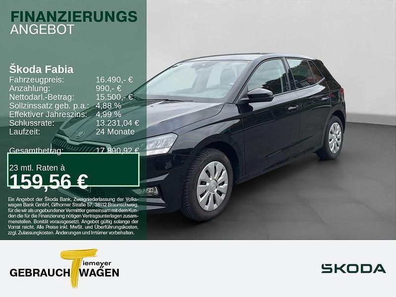 Schwarz Gebraucht 2025 Skoda Fabia Essence Kleinwagen | 16.490 € (Superpreis) - Bild 1/4