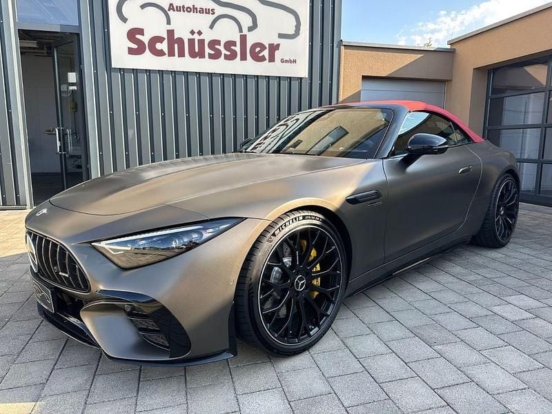 Grau Gebraucht 2024 Mercedes SL43 AMG AMG Cabrio | 122.500 € - Bild 1/4