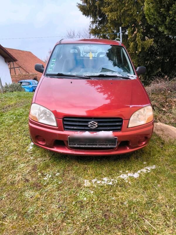 Rot Gebraucht 2002 Suzuki Ignis Kleinwagen | 350 € (Superpreis) - Bild 1/4