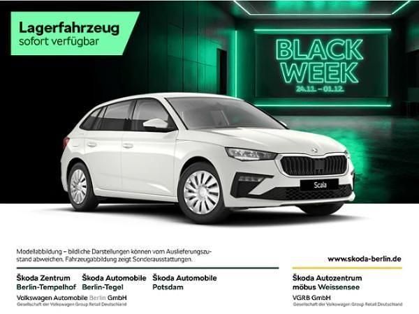 Weiß (candyweiss) Neu 2025 Skoda Scala Essence Kleinwagen | 27.690 € (Teuer) - Bild 1/4