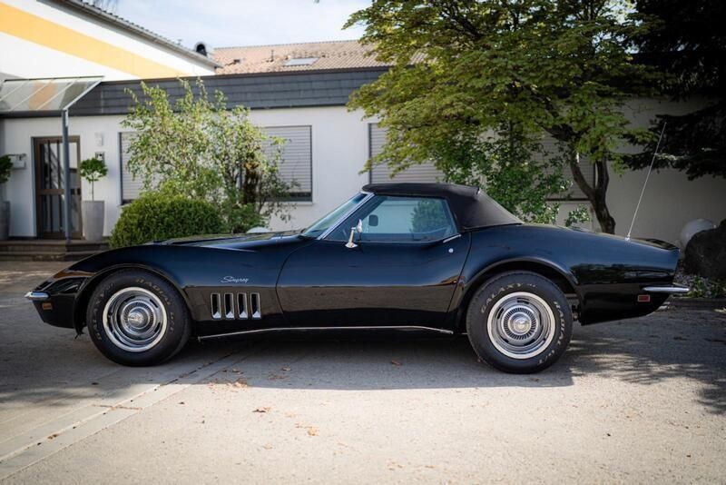 Second-hand Corvette C3 435 CP (319 kW) 1969 Negru Cabrio