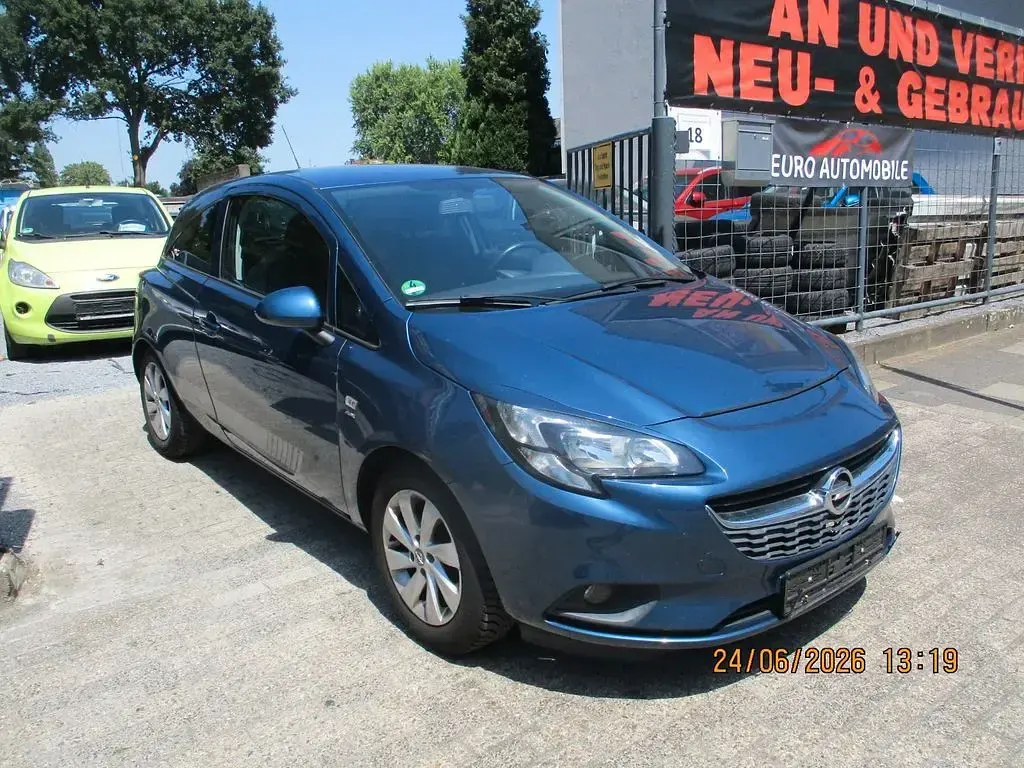 Gebraucht Opel Corsa Active 90 PS (66 kW) 2016 Blau Kleinwagen